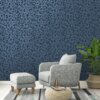 35982 Origami Texture Navy Room H1359826